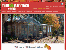 Tablet Screenshot of millpaddock.com.au